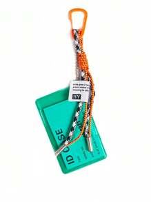 1pc Y2K Candy-Color PVC Clear Card Holder – Transparent Bus / Meal / Access Pass Case With Holographic Hanging Charm Jelly Bag Accessory Back-To-School & Streetwear 2025 For Women Money Wallet Mini Wallet Purse Wallet School Supplies Card Wallet