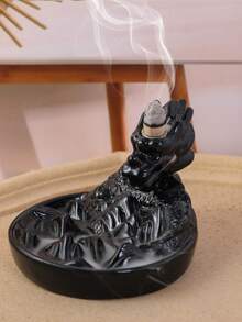 1 Miếng Đen Ve áo lớn Chảy ngược Hương đốt Nhà  Đồ trang trí Vật trang trí - màu đen - Xem 15