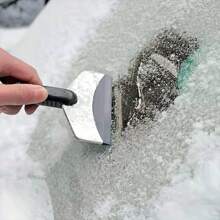 1 Stück Schwarzer Eisschaber Frostentferner Schneebürste Frontscheibe Auto Fenster Kratz-freier Eiskratzer Schaufel Reinigungswerkzeug Auto Winter Zubehör Für Auto, Lkw, Suv