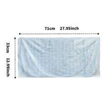 MINISO Sanrio Characters Cinnamoroll Microfiber Towel (Including My Melody, Cinnamoroll, Pompompurin): Made Of High - Quality Microfiber, Soft, Comfortable, And With Good Water Absorption.(1 PC) - Blue - View 7