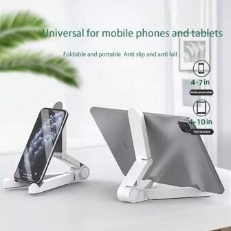 1 pieza Soporte plegable multifuncional para teléfono/tableta, diseño creativo y minimalista compatible con iPhone, teléfonos Android, regalo para cumpleaños, familia, amigos, soporte para teléfono, accesorios para teléfono