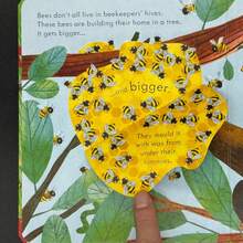 耐用教育立体书“蜂巢”|采用硬纸板制成，可折叠页面，适合家庭阅读、早期英语学习、认知启蒙、语言发展，万圣节和圣诞节主题。 - 彩色 - 查看 5