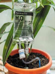 Plant Life Support - Automatic Watering System For Houseplants - Fun Garden Gifts - Home Accessories - Indoor Waterer, Automatic Plant Watering Bag, Plant Automatic Drip Irrigation Bag Automatic Drip Irrigation Kit With Adjustable Flow Control, Indoor Plant Watering Device, Gravity Water Supply Bag For Potted Plants