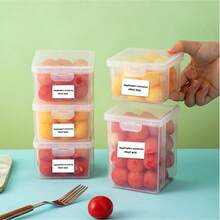 6 卷 50x80mm 标签 M110 标签白色 M220 标签（1.96 英寸 X 3.15 英寸）适用于 M220 M200 M221 M110 标签打印机，方形热敏标签兼容 Phomemo M110 M220 M221 M200 标签机 - 100 个标签/卷，适用于学校用品，返校 - 白色 - 查看 5