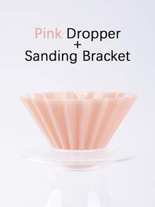 1Suit Origami pliabil rășină cafea Dripper filtru ceașcă picurare + suport 2 buc - spălare manuală doar, reutilizabil plastic Dripper pentru turnare, presă franceză și espresso - ideal pentru casă, cafenele și restaurante, accesorii pentru cafenea bar