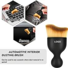 1 Stück Auto Innenraum Reinigungsbürste mit Auto Logo - Weiche Borsten Auto Detailbürste, geeignet zum Reinigen von Lüftungsschlitzen, Armaturenbrett, Ledersitzen, Mittelkonsole und anderen empfindlichen Oberflächen - Auto Detailtool, das den Innenraum nicht verkratzt, passend für Limousine, Lkw, SUV, Wohnmobil und Motorrad, Auto Zubehör - Verschiedenfarbig - Übersicht 9