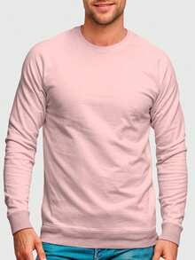 Men Sweatshirts - Hồng - Xem 1