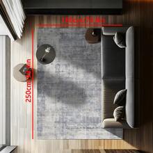 1 块奢华摩洛哥简约设计地毯，复古做旧柔软毛茸茸条纹地毯，适合户外、入口、客厅、卧室，可机洗，四季大尺寸垫子，家居装饰