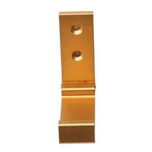 1/2 Uds ganchos plegables puerta de pared ropa abrigo sombrero bolsas perchas aleación de aluminio cocina baño ganchos de toalla a prueba de herrumbre gancho plegable - 2 piezas de oro - Ver 3