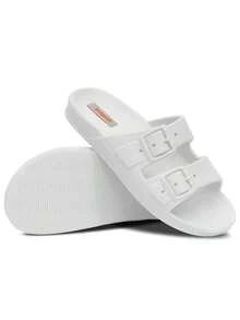 Pópidí Children's Flip-Flops, Papete Sandals, Girls 12.46S - 白色 - 查看 2