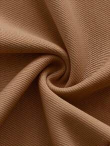 Teen Girl Style, Cherry Leopard Print Pattern, Casual Hooded Sweatshirt, Suitable For Autumn And Winter Seasons, Match With Travel, Party And School - Coffee Brown - View 5