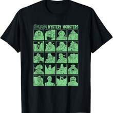 Scooby-Doos Mystery Monsters Group Shot Panels Numerous T-Shirt
