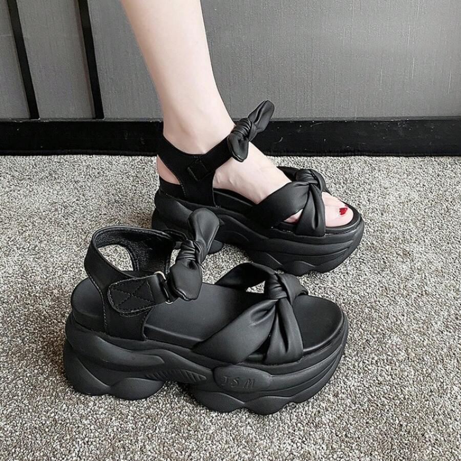 Women Platforms & Wedge Sandals - Negro - Ver 1