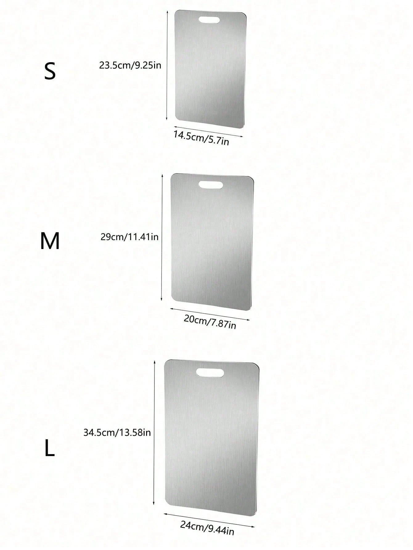 لوح تقطيع مزدوج الجانب من الفولاذ المقاوم للصدأ عا...