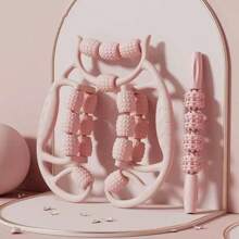 18-Wheel Leg Massager, Double Massage, Roller Slimming Leg Device - Circular Clamp Calf & Thigh Muscle Relaxer - Roller Massage Spike Ball, Yoga Exercise Accessory, Thigh Roller Relaxation, Leg Clamp Ring, Muscle Relaxation Spike Ball, Muscle Stretching Dedicated Device, Muscle Relaxation - Multicolor - View 6