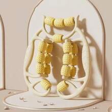 18-Wheel Leg Massager, Double Massage, Roller Slimming Leg Device - Circular Clamp Calf & Thigh Muscle Relaxer - Roller Massage Spike Ball, Yoga Exercise Accessory, Thigh Roller Relaxation, Leg Clamp Ring, Muscle Relaxation Spike Ball, Muscle Stretching Dedicated Device, Muscle Relaxation - Multicolor - View 12