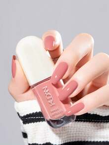 Esmalte de uñas Nuevo Río Estrella 2025, 1 Pieza/10ml, Rojo/Negro/Blanco/Rosa/Marrón/Café y otros colores, sin hornear, secado rápido, desprendible, inodoro, esmalte de uñas a base de agua - Adecuado para mujeres y niñas - Nuevo esmalte de uñas para otoño e invierno, adecuado para otoño e invierno