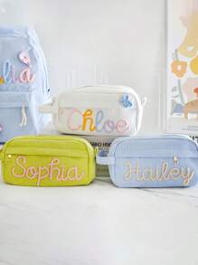 1 szt. Spersonalizowany piórnik, prezent na powrót do szkoły, piórnik z kordu z niestandardowym imieniem, prezent dla dzieci, prezent urodzinowy dla dziewcząt/chłopców, wielofunkcyjny, ozdobny, z napisem, stylowy, nowoczesny, kolorowy, uroczy, uroczy, swobodny, niestandardowy, spersonalizowany, wyjątkowy, spersonalizowany, idealny prezent dla niego, idealny prezent dla niej, wielofunkcyjny, ozdobny, z napisem, stylowy, nowoczesny, kolorowy, uroczy, uroczy, swobodny, niestandardowy, spersonalizowany, wyjątkowy, spersonalizowany, idealny prezent dla niego, idealny prezent dla niej, łatwy komfort