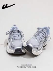 1 双 WARRIOR 女式厚底系带软底休闲鞋，低帮户外平底鞋，圆头低跟防滑纯色优雅软底登山鞋，适合学生，毕业照，平底鞋，低帮皮革运动鞋