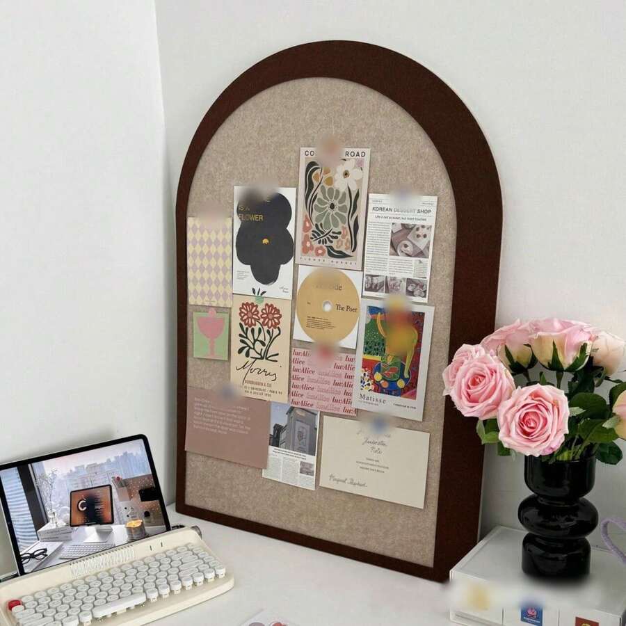 1pc Felt Board Home Decor Gift, Suitable For Living Room, Entryway, Wall Photo Display
