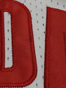 KTYSDE 男士9号白色篮球背心，美国国旗印花+刺绣，宽松无袖圆领背心，适合篮球、运动、跑步、街头穿着，男女皆宜，春季款 - 白色 - 查看 3