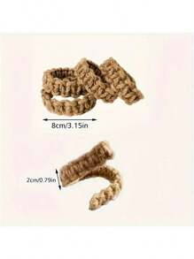 1/2/4pcs Curtain Tiebck, Curtain Tie Rope Braided Curtain Clip Curtain Holdback For Bedroom Living Room Home Decor