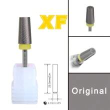 1 件装锋利指甲钻头大号原色梯形锥形筒钨钢硬质合金铣刀头修甲修脚美甲工具 - 彩色 - 查看 6