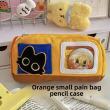 Una variedad de estilos de estuches para lápices con gancho y bucle de gato pequeño, muy atractivos y de gran capacidad, bolsas de papelería para oficina y escuela > Almacenamiento de papelería de oficina > Estuches para lápices > Bolsas para bolígrafos