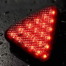 Luz Stop Led  Triangulo Trasera Auto Calavera Faro Lampara Auxiliar Tunning Tipo F 1 Triangulo Deportivo Vmingo Mexico - Rojo - Ver 7
