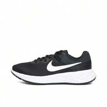 Nike Giày chạy bộ Revolution 6 dành cho nam, đệm êm ái, mềm mại, màu đen, khói đậm, xám DC3729-003 - Đen và trắng - Xem 3