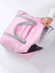 1 pieza Bolsa de viaje portátil, Bolsa de almacenamiento unisex, Bolso de mano conveniente para damas, Bolsa de viaje de gran capacidad para hombres, Bolsa de viaje plegable, Bolsa de almacenamiento de equipaje en movimiento, Bolsa de avión portátil, Bolsa para empacar ropa, Bolsa de viaje de gran capacidad multifuncional, Bolsa de deporte y acondicionamiento físico para artículos personales, Bolsa de viaje de fin de semana impermeable, Accesorios de viaje multifuncionales unisex. - Multicolor - Ver 7