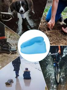 Rainproof Shoe Covers Wholesale Latex Waterproof Shoe Covers Thick Section Rainy Day Outdoor Silicone Rain Shoe Covers Anti-Slip Wearable Rain Boots Waterproof Shoe Covers Latex Anti-Slip Rainproof Shoe Covers Thickened Wearable Outdoor Waterproof Shoe Covers Rainproof Rain Boot Covers For Men And Women Shoe Size 34-40