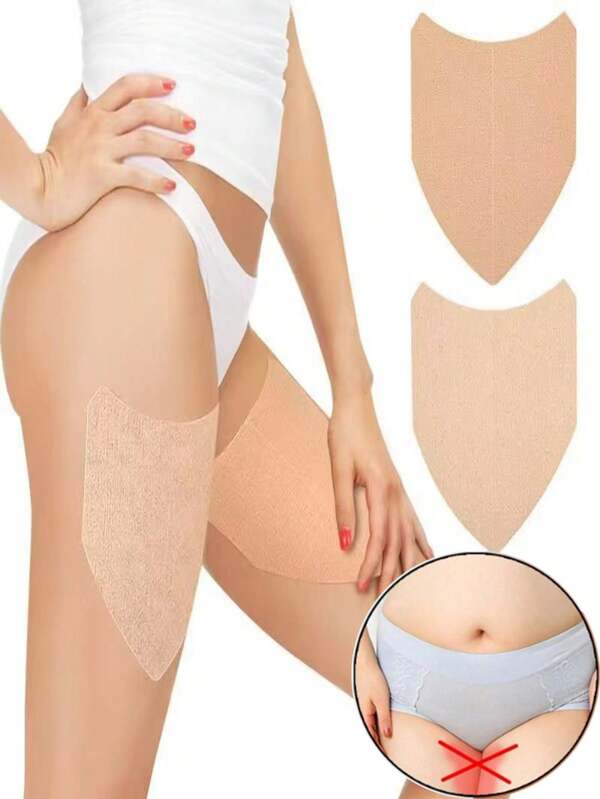5 piezas Bandas antirozaduras para muslos, Almohadillas para aliviar la fricción de los muslos