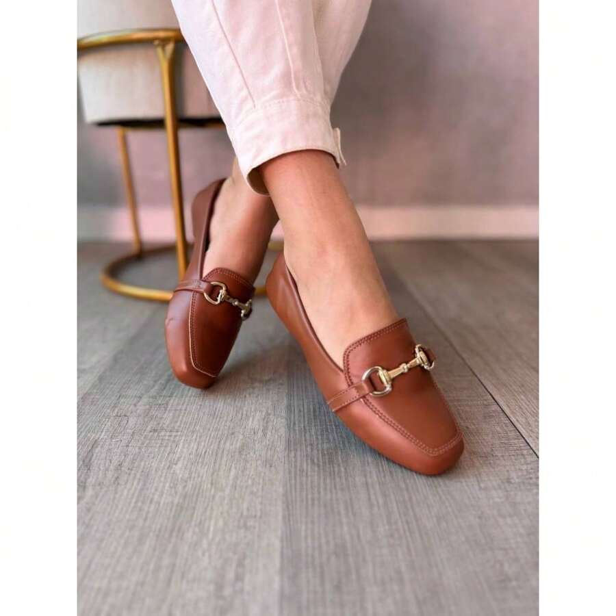 Kiara Women's Moccasin Slippers - Camel - View 1