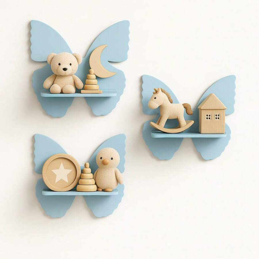 Wall Shelves - Màu xanh nhạt - Xem 1