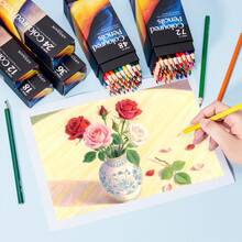 12/24/48/72/120/160 Colors Oil-Based Colored Pencil Set, Suitable For Adult Coloring Books, Artist Painting, Sketching, DIY Crafts, Back To School Supplies, And Gifts For Friends - Multicolor - View 4