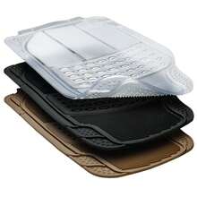 Car Floor Mats, Anti-Dirt, Thickened, Decorative Car Interior Floor Mats - Black - View 4