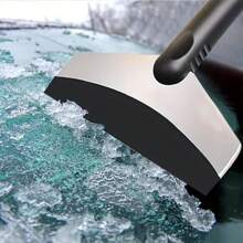 1 Stück Schwarzer Eisschaber Frostentferner Schneebürste Frontscheibe Auto Fenster Kratz-freier Eiskratzer Schaufel Reinigungswerkzeug Auto Winter Zubehör Für Auto, Lkw, Suv