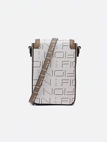 Lightweight Cute Small Crossbody Bag For Women With Minions Bag Charm Signature Monogram Shoulder Bag Ladies Cell Phone Purse Wallet Lipstick Bag