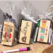 1 Stück personalisierter Namens-Whiteboard-Radierer für Lehrer, Geschenk zum Schulanfang für Lehrer, Kreidetafel-Radierer, Radierer für Lehrer, Trockenradierer für Kunst