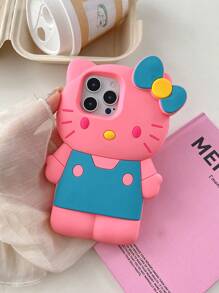 1PC Sanrio 3D 数码手机壳，Hello Kitty 手机壳，可爱卡通装饰手机壳，防摔手机壳，全系列 iPhone12/13/14/15/16/17 手机壳，Galaxy 手机壳，A15 手机壳，G S24 Ultra 手机壳，A15、A35、A55、Galaxy S22/S23/S24/S2，感恩节和情人节惊喜 - 彩色 - 查看 9