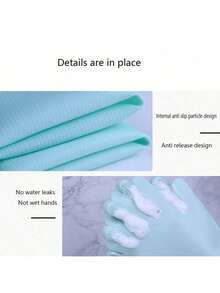 1 buc Mănuși de baie pentru animale de companie Universale pentru pisici și câini, rezistente la zgârieturi, curățare profundă, instrument de îndepărtare a părului, masaj eficient pentru animale de companie, bule delicate umede și uscate, potrivite și pentru spălătorie în bucătărie/auto, curățenie zilnică a casei, două culori de cumpărat