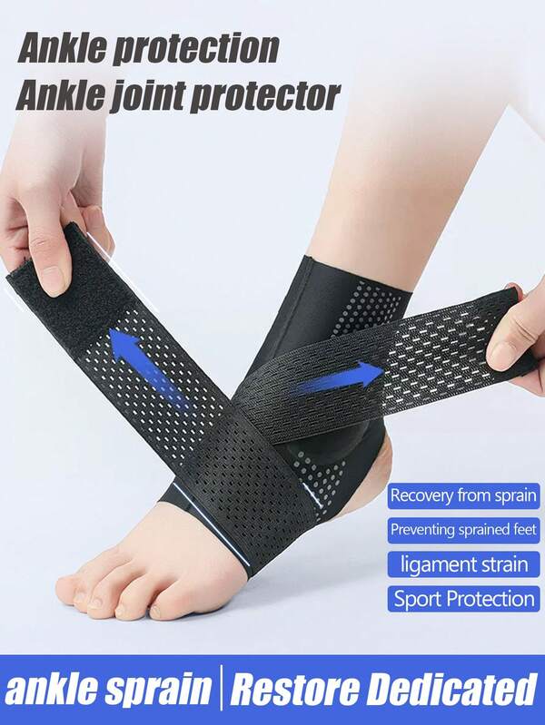 1/2 Pair Ankle Brace, Professional Sports Ankle Wrap For Ankle Sprain Recovery, Ankle Support Protector