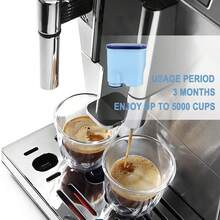 Bộ lọc máy pha cà phê 1/2/3/4 chiếc, tương thích với bộ lọc nước thay thế Saeco AquaClean CA6903, bộ lọc cà phê dạng túi tương thích, bộ làm mềm nước bằng than hoạt tính, bộ lọc nước (Màu xanh) - Màu xanh lam - Xem 8