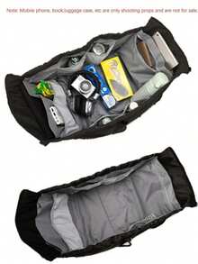 1 Pc Fashion Multifunction Portable Mummy Bag.Automobile Cradle Bag.Fashion Women Work Bag.Retro Tote Bag.Drawstring Bag.Shoulder Bags.Large Capacity Supermarket Shopping Bag.School Backpack Carry On Hand.Basics Solid Color Backpack.Lightweight Portable Canvas Bag With Handle.Business Day Weekender Bag.Note: The Color Of Shoulder Strap Is Random. - 黑色 - 查看 6