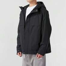 Adidas Men's Jacket, Sports Casual Thermal Lined Warm Windproof Hooded Jacket JI8680 - Black - View 4