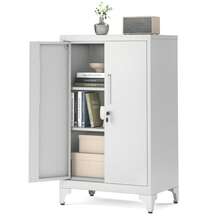 Home Office Cabinets - Gris Mate - View 7