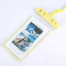 1PC Glow In The Dark Waterproof Mobile Phone Bag, Mobile Phone Waterproof Bag, Swimming Takeout Hanging Neck Mobile Phone Bag, Fluorescent Mobile Phone Bag, Outdoor Sports Swimming Floating Airbag Underwater Photography Mobile Phone Case, Cell Phone Waterproof Bag, Cell Phone Bag Beach Phone Bag Compatible With IPhone 14 13 12 And Other Cell Phones (Green& Pink) - Multicolor - View 33
