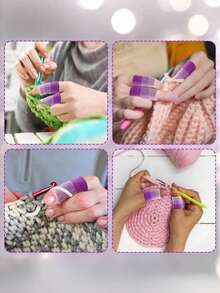 10 Stück Fingerschutz, Sport Finger Schienen Daumen Finger Bandage Stütze Elastische Daumen Hülsen