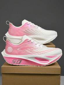 أحذية رياضية للرجال مزودة بلوح كربوني للاستخدام الخارجي، أحذية جري للسباقات والتدريب والنصف ماراثون وجري السرعة. أحذية رياضية للنساء، أحذية للمنافسات الرياضية والميدان والطرق، أحذية جري للنساء، شبكة تنفس، قاعدة مطاطية مقاومة للانزلاق وماصة للصدمات